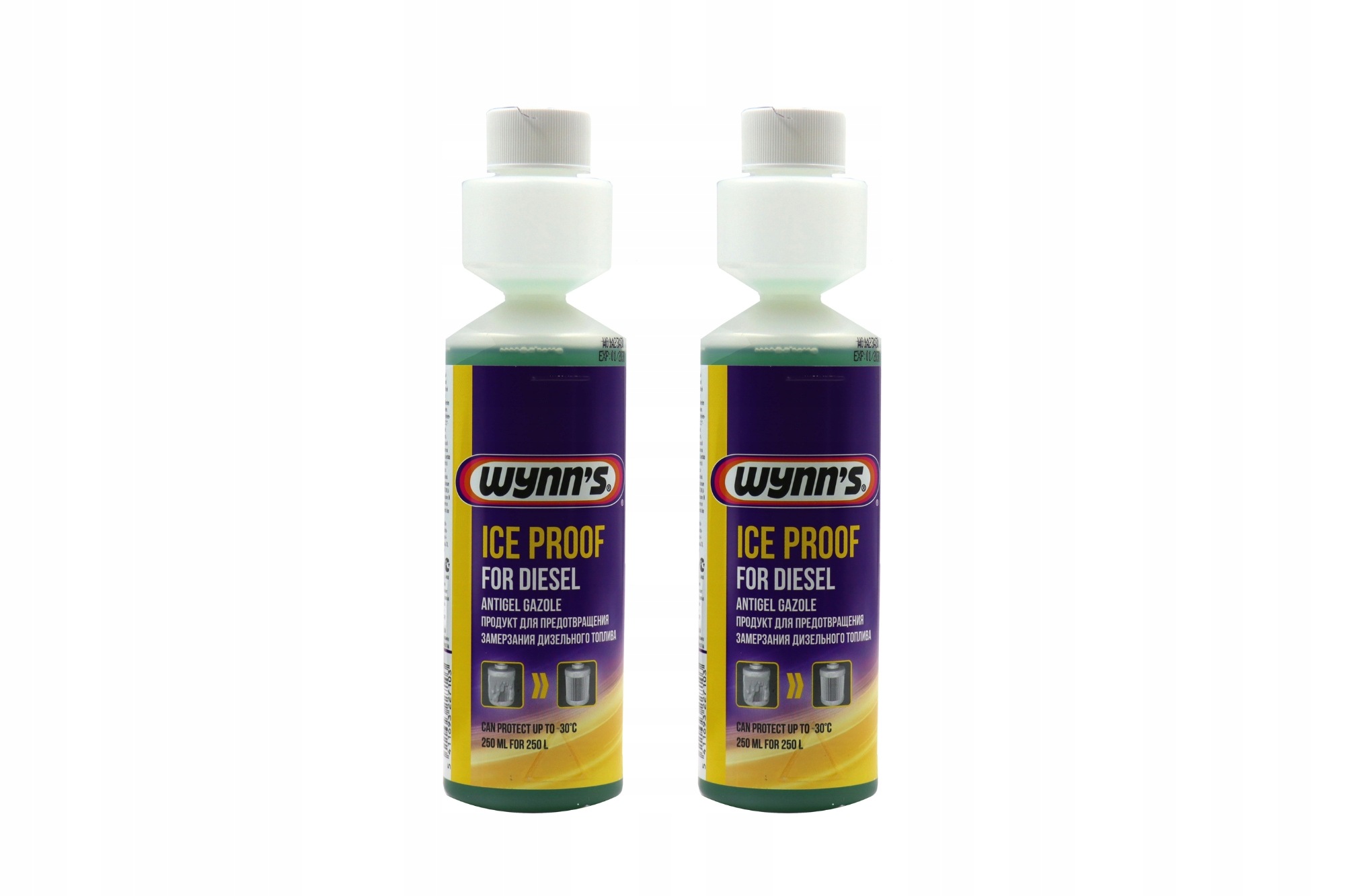 2x Zimowy dodatek do paliwa Diesel Wynn's Ice Proof 250 ml W22710