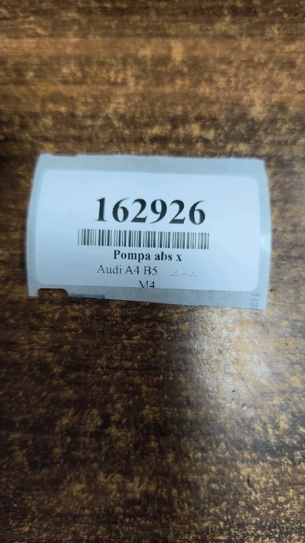 AUDI A4 B5 Pompe ABS 0265216559