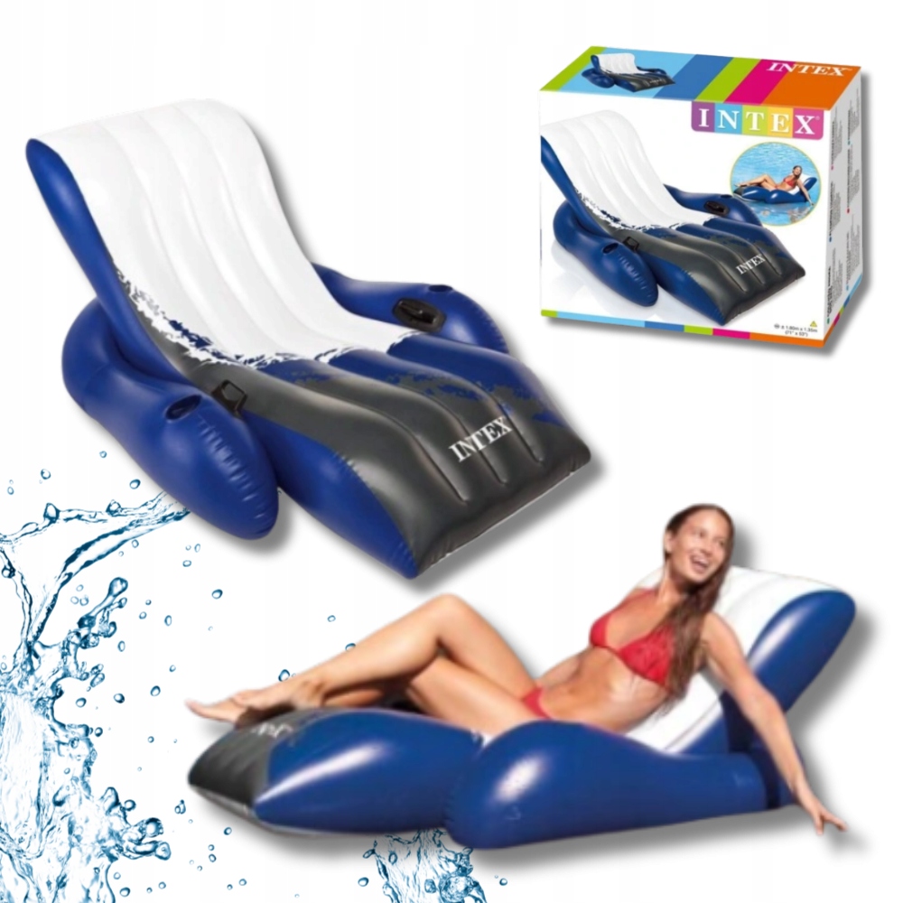 Nafukovací matrace Lehátko křeslo do bazénu Plovoucí do bazénu Intex