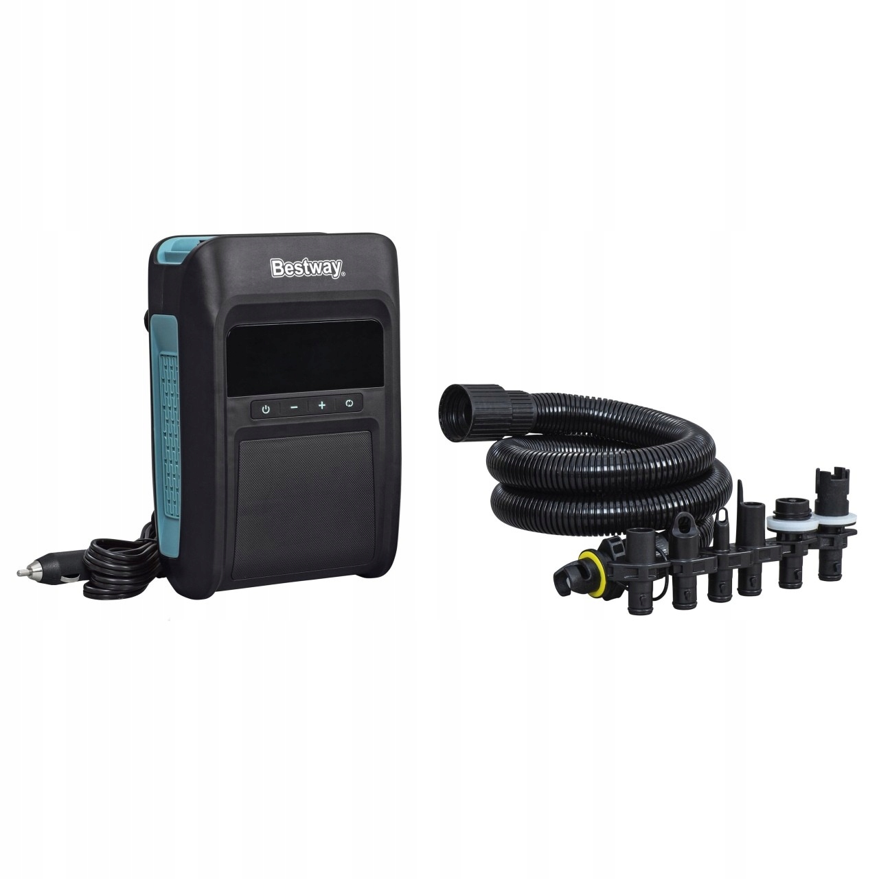 Elektrická pumpa Bestway Powergrip napájená 12V zástrčkou Automobilová