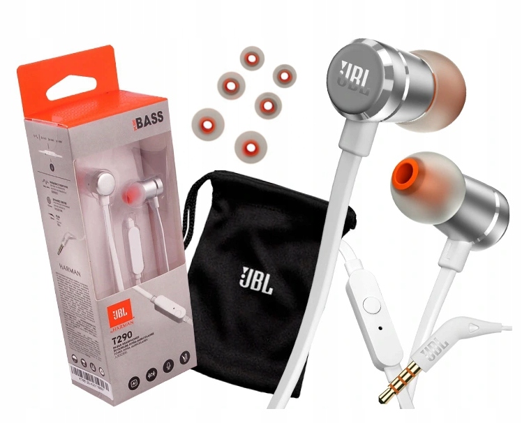 

Przewodowe Słuchawki Dokanałowe Jbl T290 Bass+