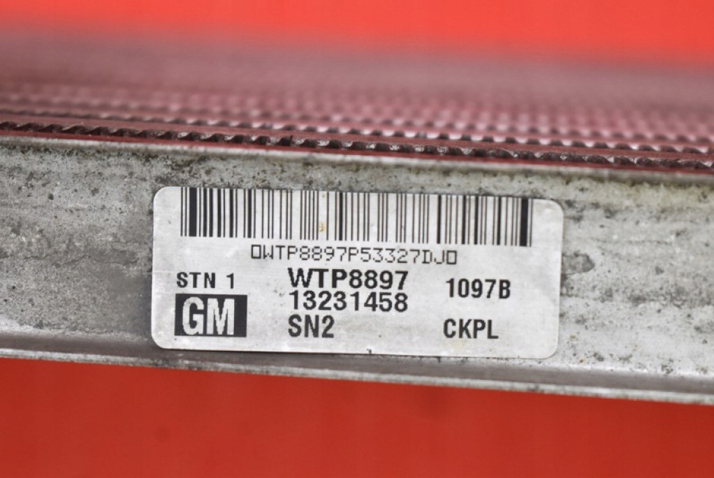 INTERCOOLER 13231458 OPEL ASTRA 3 III H 1.7 CDTI 110 KM 06-14