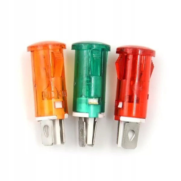 Lampka sygnalizacyjna z przewodem - MDX-11A - zielony - Kontrolka LED Symbol zielony