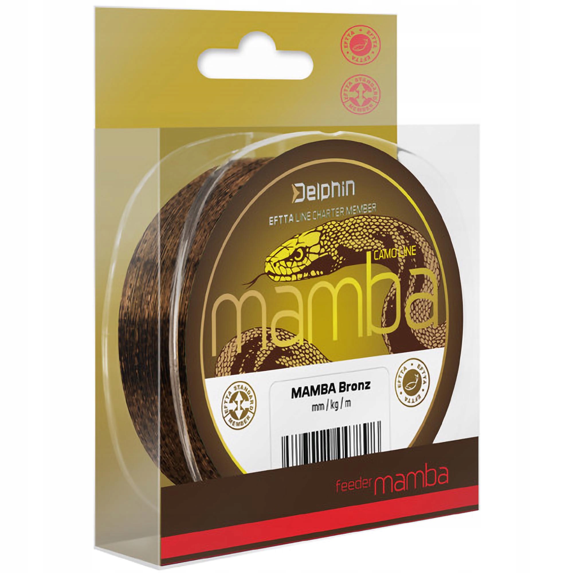 Żyłka Delphin Mamba Feeder Bronz 0,26mm 200m