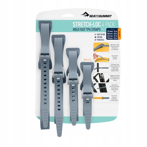 Sada 4 upevňovacích pásů Stretch-Loc Sea To Summit – dusk