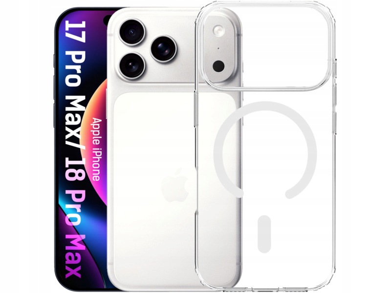 Etui Xline MagSystem Clear Guardx do Apple iPhone 17 Pro Max/18 Pro Max