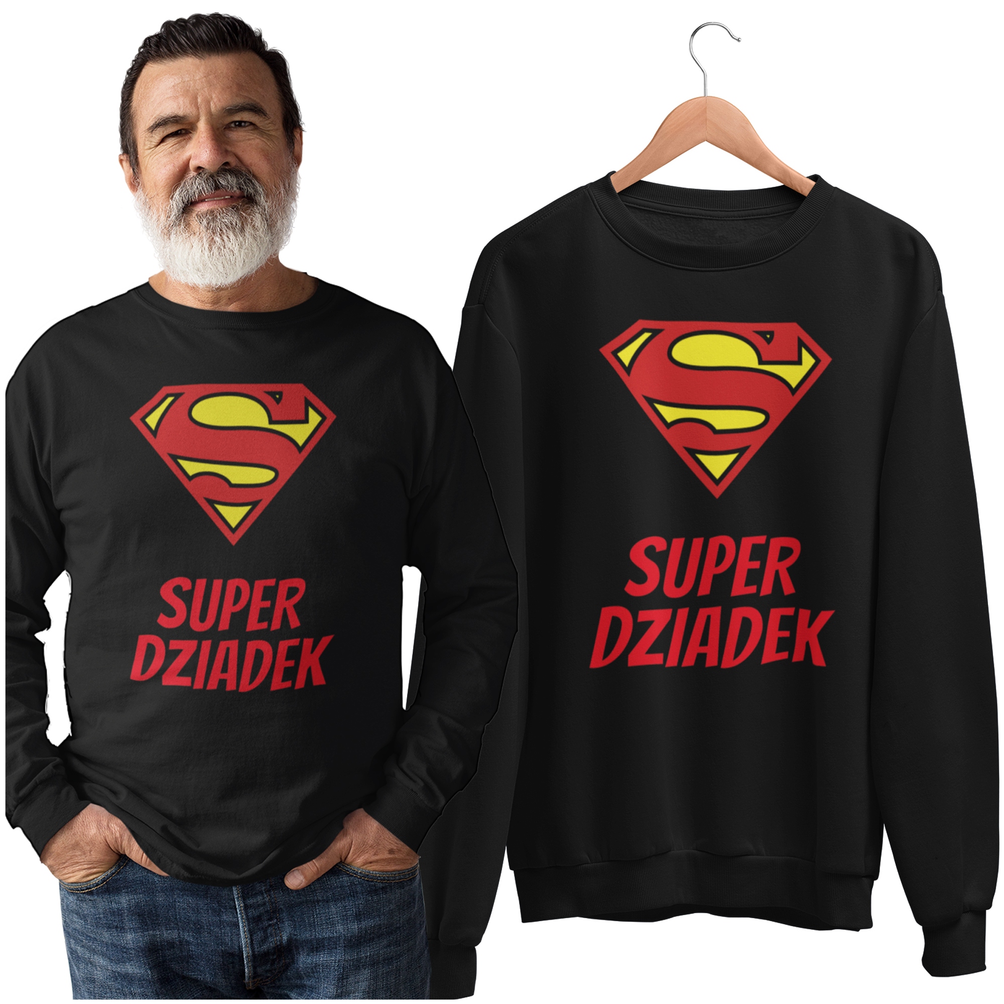 

Prezent Dla Super Dziadka Bluza Urodziny Prezent