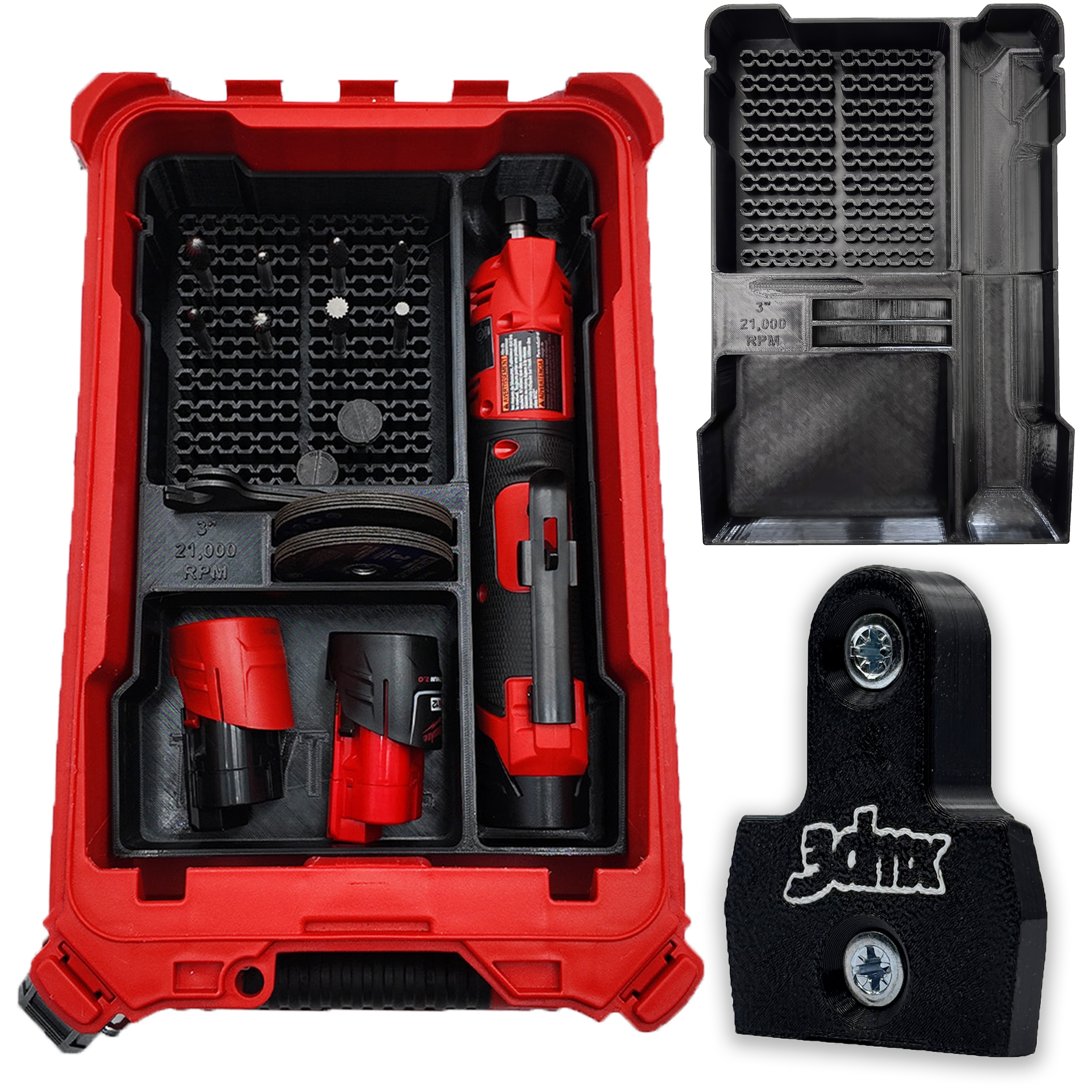 Organizér Milwaukee Packout Pro M12 Fdgs Bruska Na Stopky Dárek