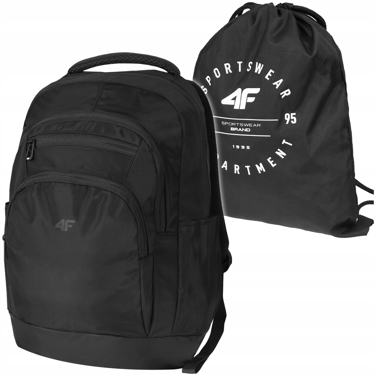 Plecak Turystyczny Szkolny Miejski 4F Worek Na Buty Odzież Treningowy PW4