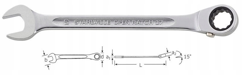 Kľúč očkoplochý Stahlwille 24 mm