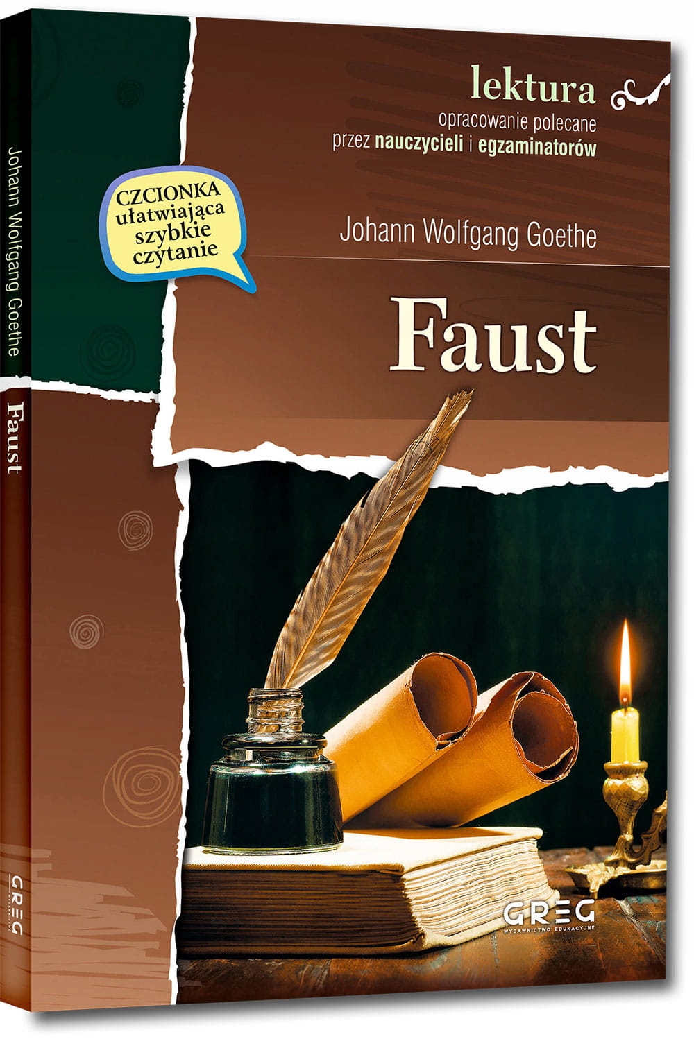 FAUST Z OPRACOWANIEM JOHANN WOLFGANG GOETHE NOWA