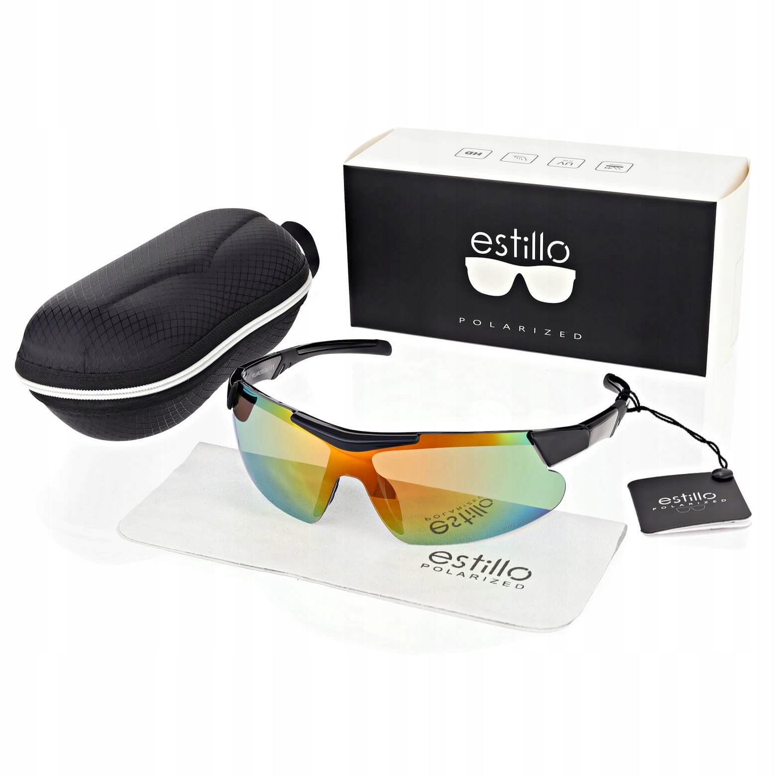 Sportovní sluneční polarizační cyklistické brýle Estillo Příslušenství