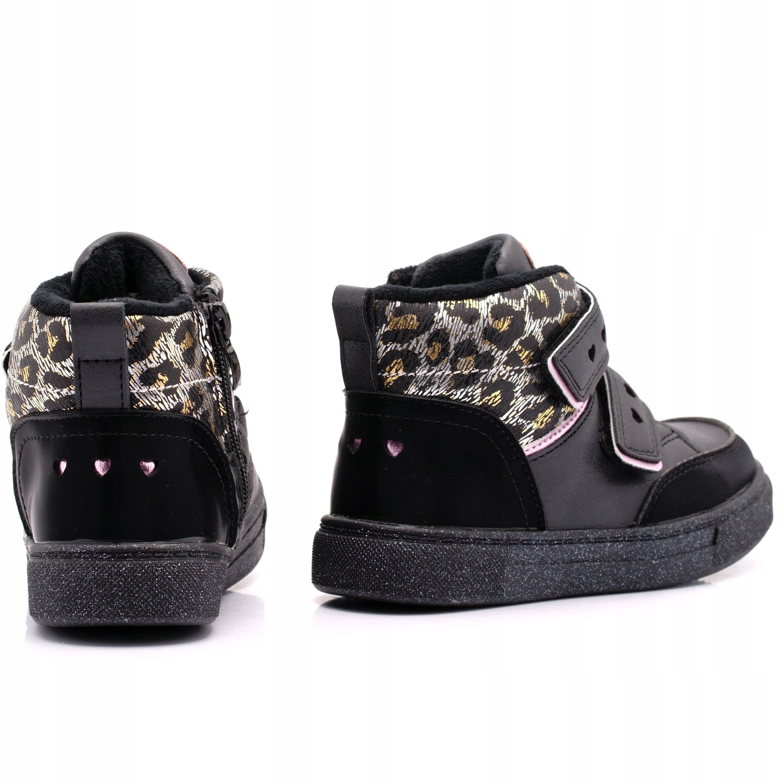 TRZEWIKI DZIEWCZĘCE PÓŁBUTY DZIECIĘCE GETO 111 27 Kod producenta A-111 BLACK