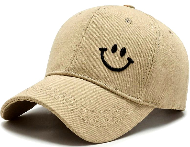 

Damska Czapka Bejsbolówka z daszkiem uśmieszek
