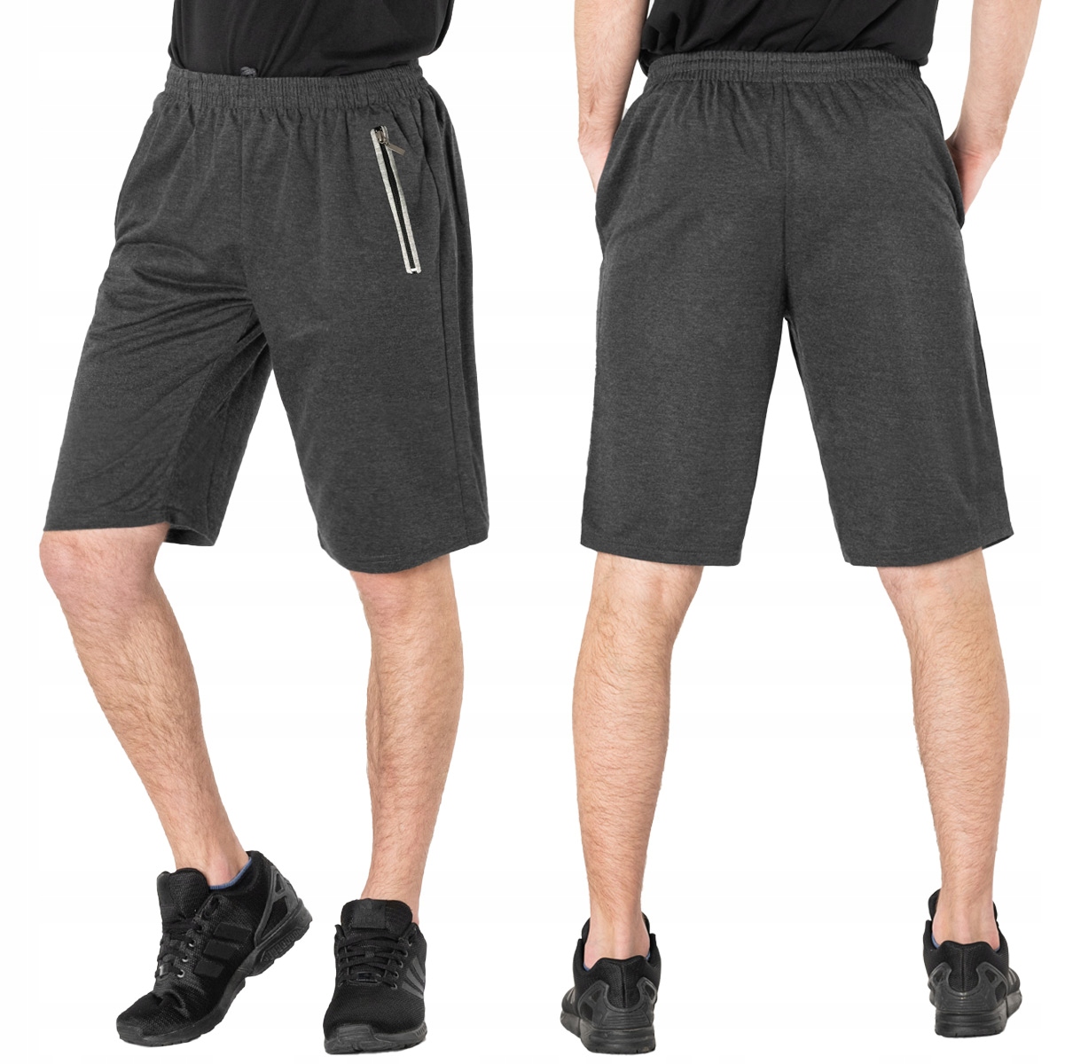 

Krótkie Spodenki Dresowe Szorty Męskie 6377-4 8XL