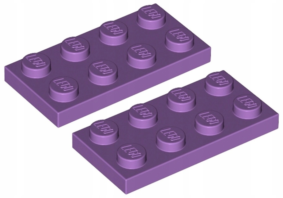 

Lego Płytka 2x4 Śr. Lawendowa (3020/4619516) 2szt