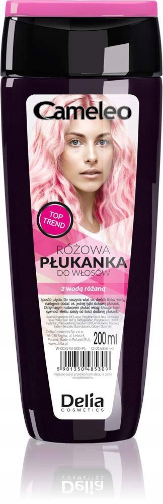 

Delia Cosmetics Cameleo Płukanka Do Włosów Różowa