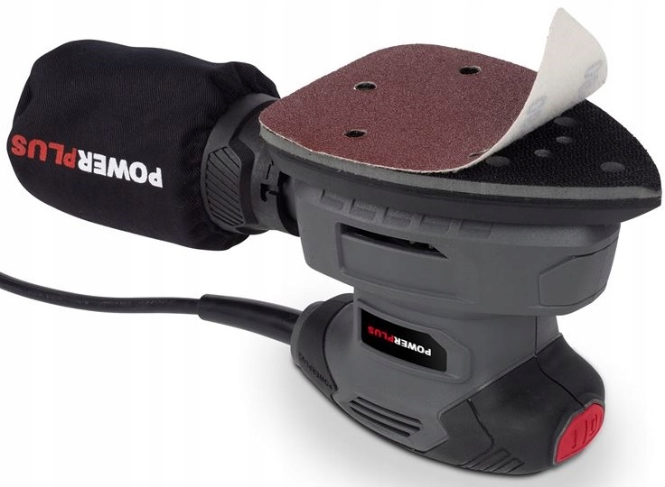SZLIFIERKA OSCYLACYJNA 140W WOREK 5x PAPIER 140x80 Kod producenta POWE40020