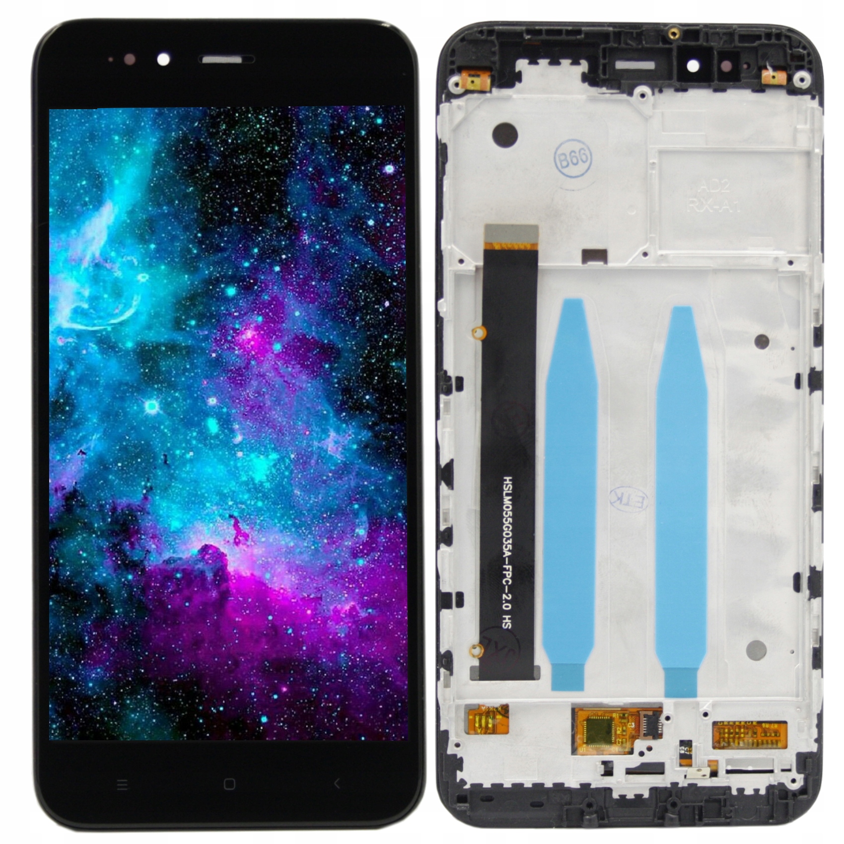 

Ekran LCD Dotyk Ramka Czarny Do Xiaomi MI A1