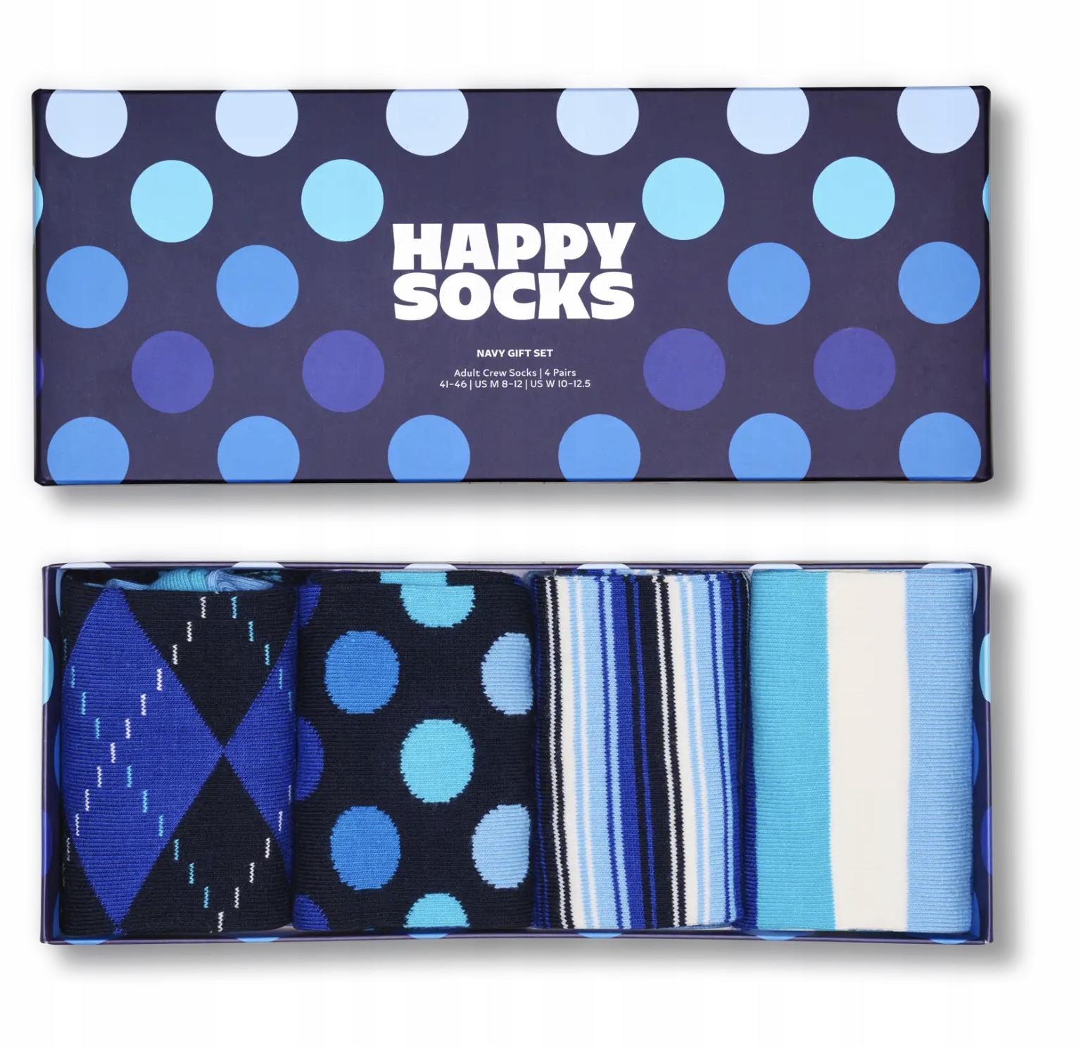 Happy Socks sada Kropki 41-46 P003447 4-PÁRY