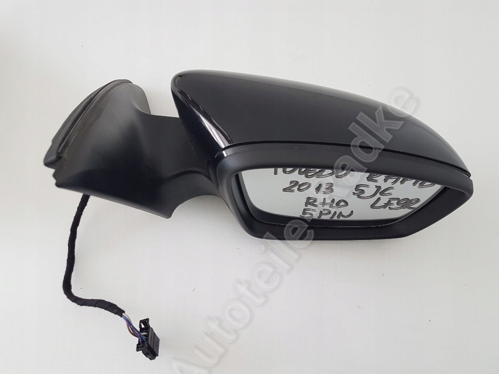 TOLEDO RAPID 2013 зеркало правое 5PIN LF9R англия