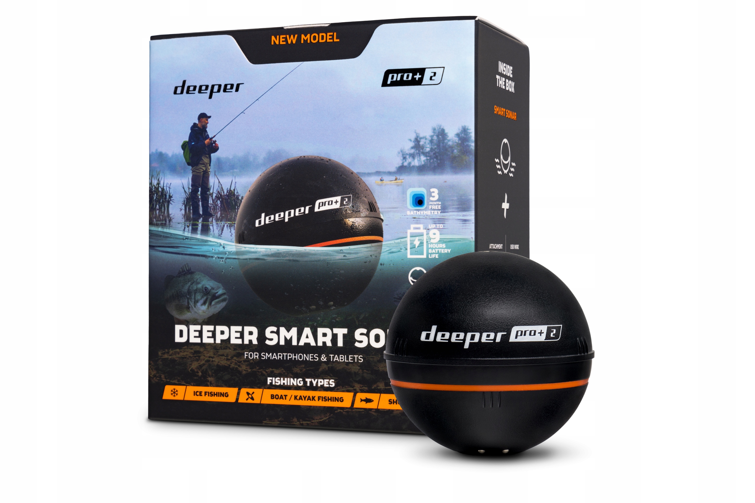 Echosonda Deeper Smart Sonar Pro Plus 2