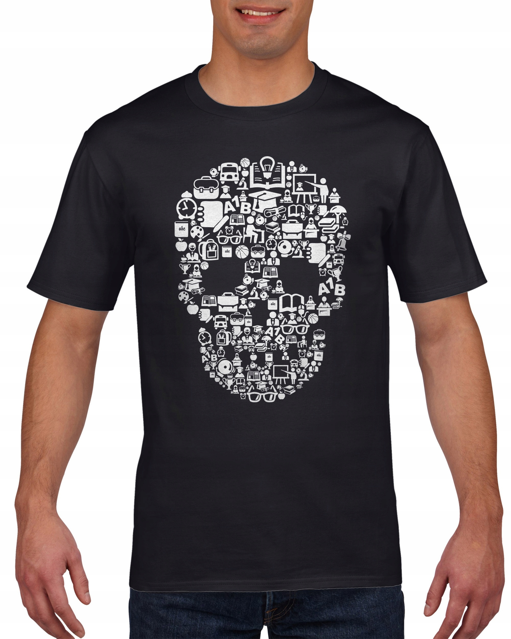 

Koszulka męska Szkola Zabija Czaszka c L