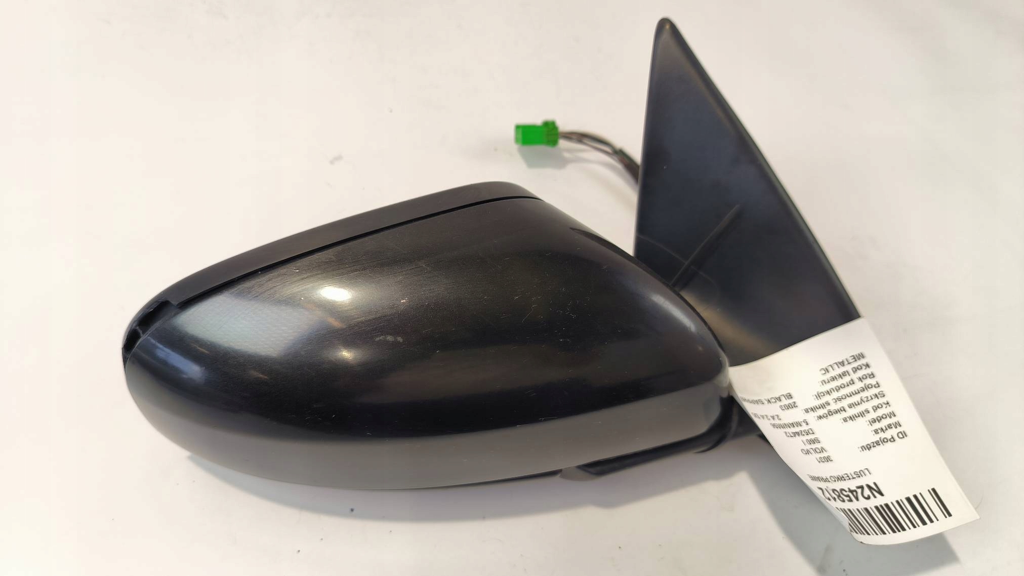 mirror right EU BLACK SAPPHIRE METALLIC VOLVO S60 and 8 PIN