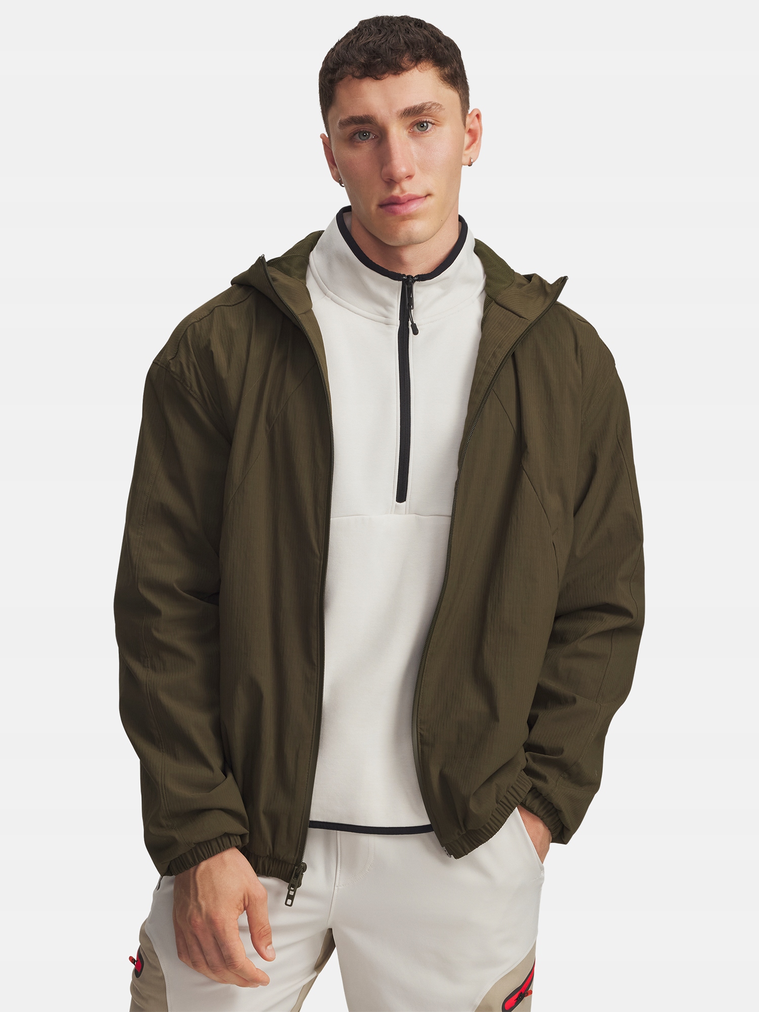 Under Armour Pánská bunda Under Armour Ua Unstoppable Txt Woven Jkt-GRN