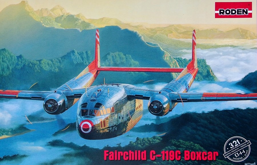 Fairchild C-119C Boxcar Roden 321 1:144