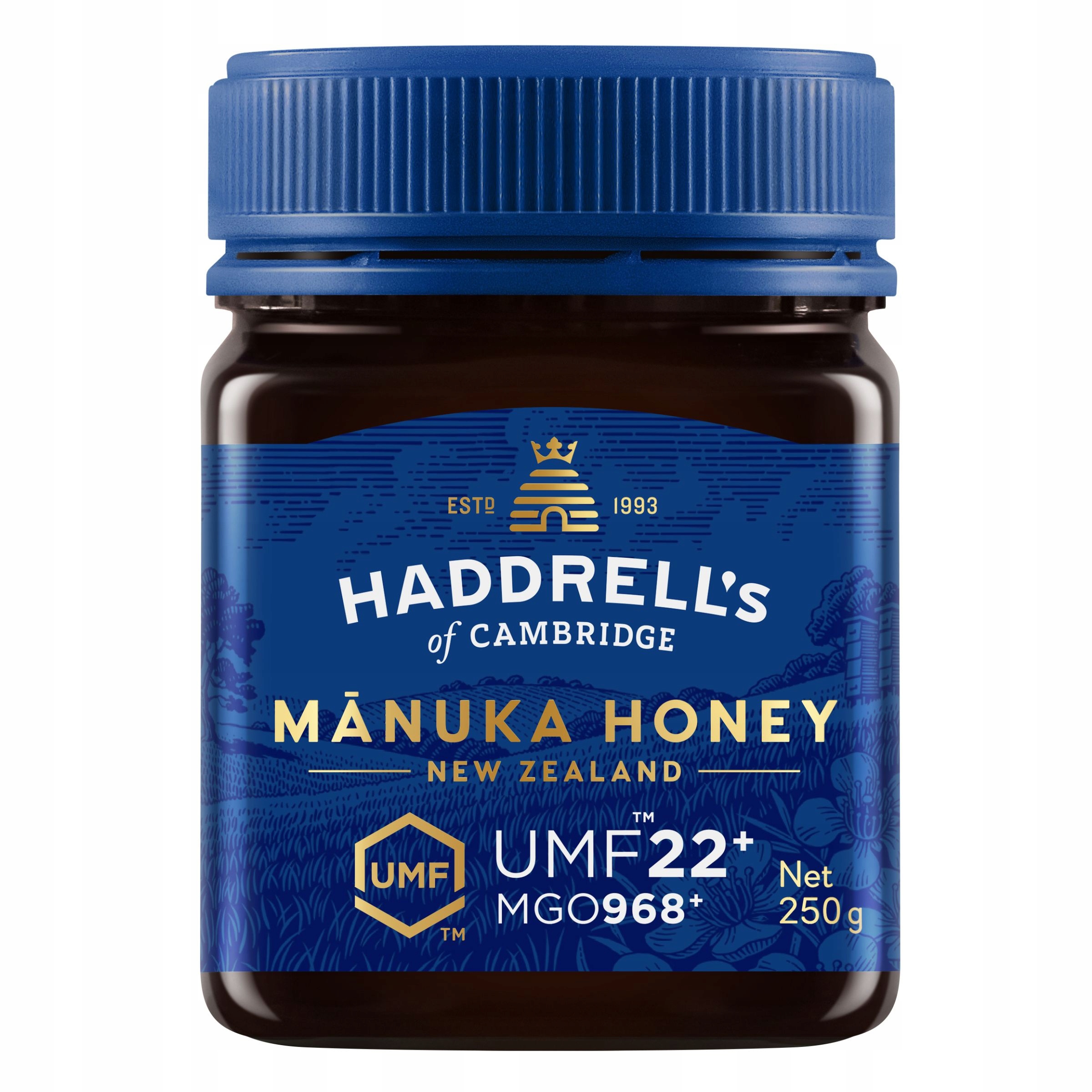 Haddrell's Manuka Miód UMF22+ MGO968+ 250 g