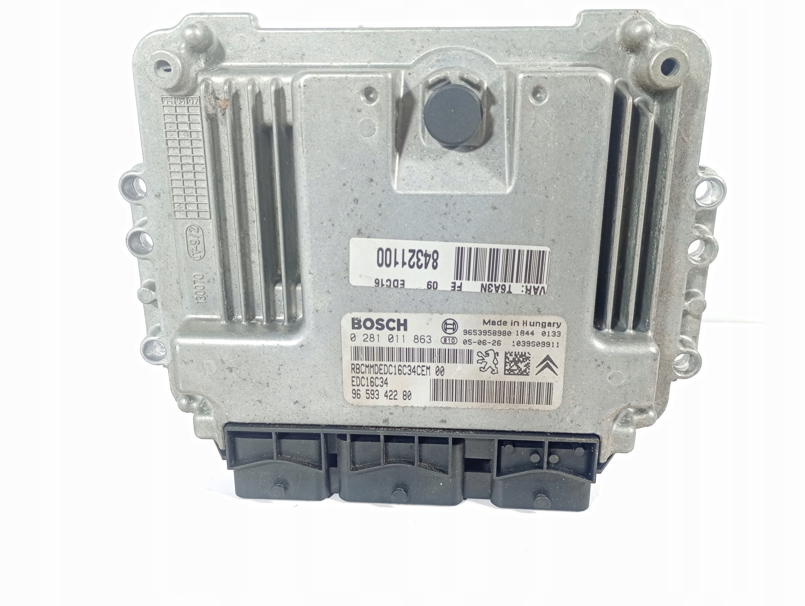 Peugeot 307 02-09 computer control unit of the engine OE 9659342280