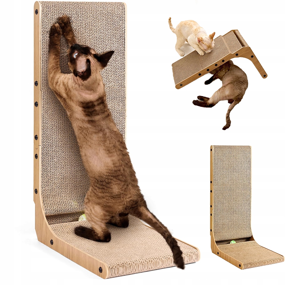 Škrabadlo Pro Kočky L Tvar Snadná Montáž Vysoká Kvalita