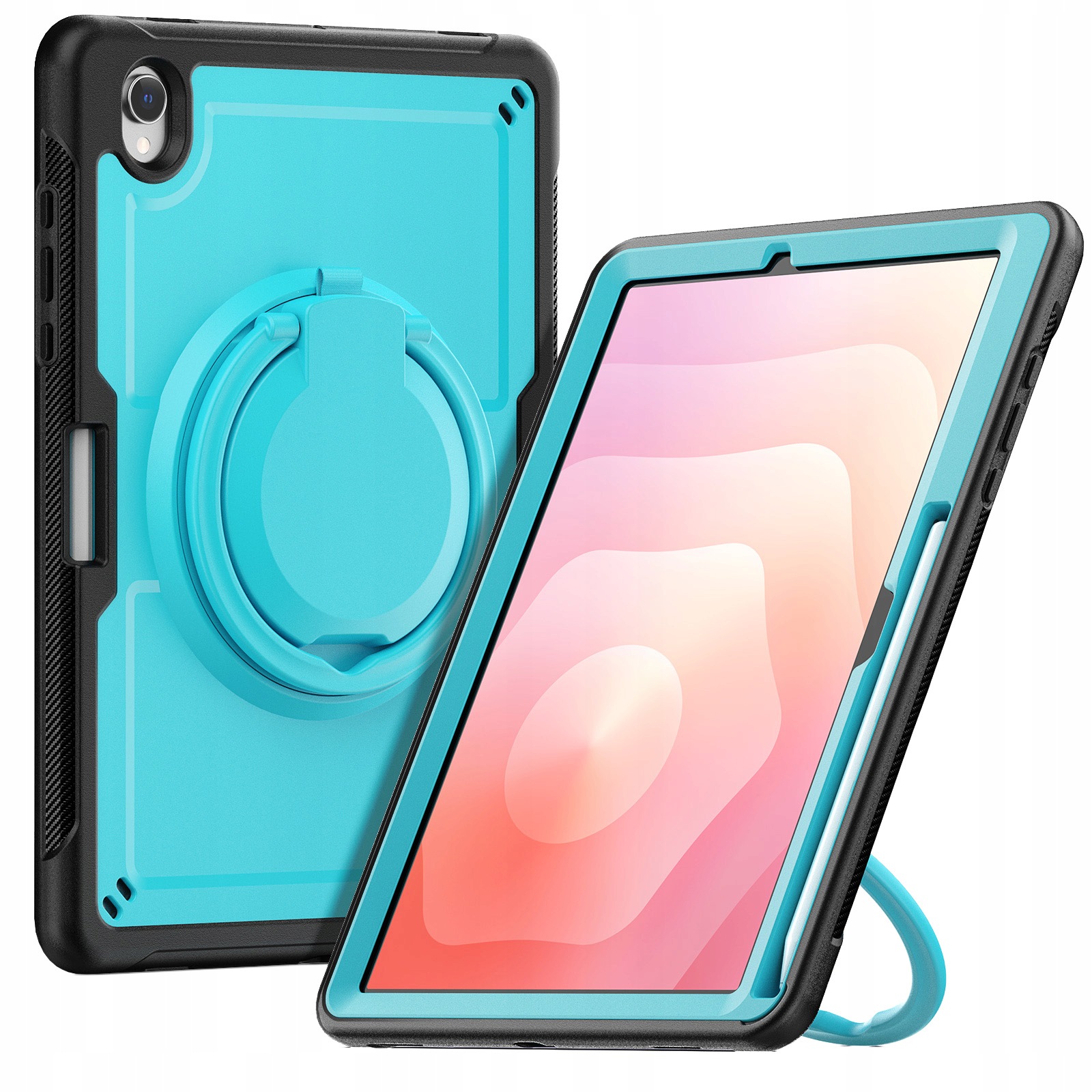 Pouzdro pro Galaxy Tab S10 Lite, pancéřové pouzdro se stojánkem, vestavěná skla