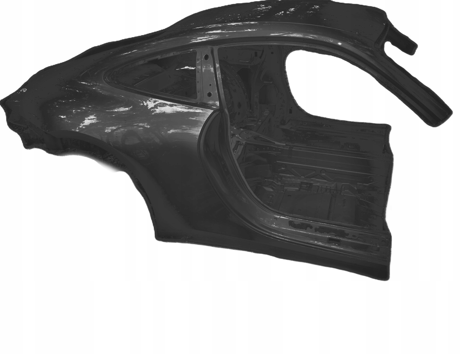 IDEALNA KAROSERIA CWIARTKA CWIARTKI TYŁ TYL + DACH PORSCHE 911 992 21r 1 Producent części Porsche OE