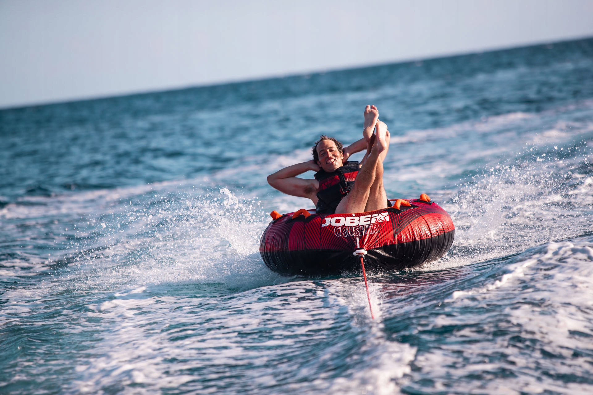 Koło JOBE CRUSHER ponton do holowania ciągania 1 osoby pączek czerwony EAN (GTIN) 8718181267601