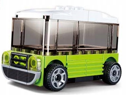 

Klocki Sluban Mini Autobus Zielony Pojazd Z Napęde