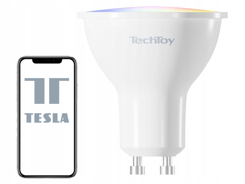 Inteligentna żarówka LED TESLA TSL-LIG-GU10ZB 4.7W