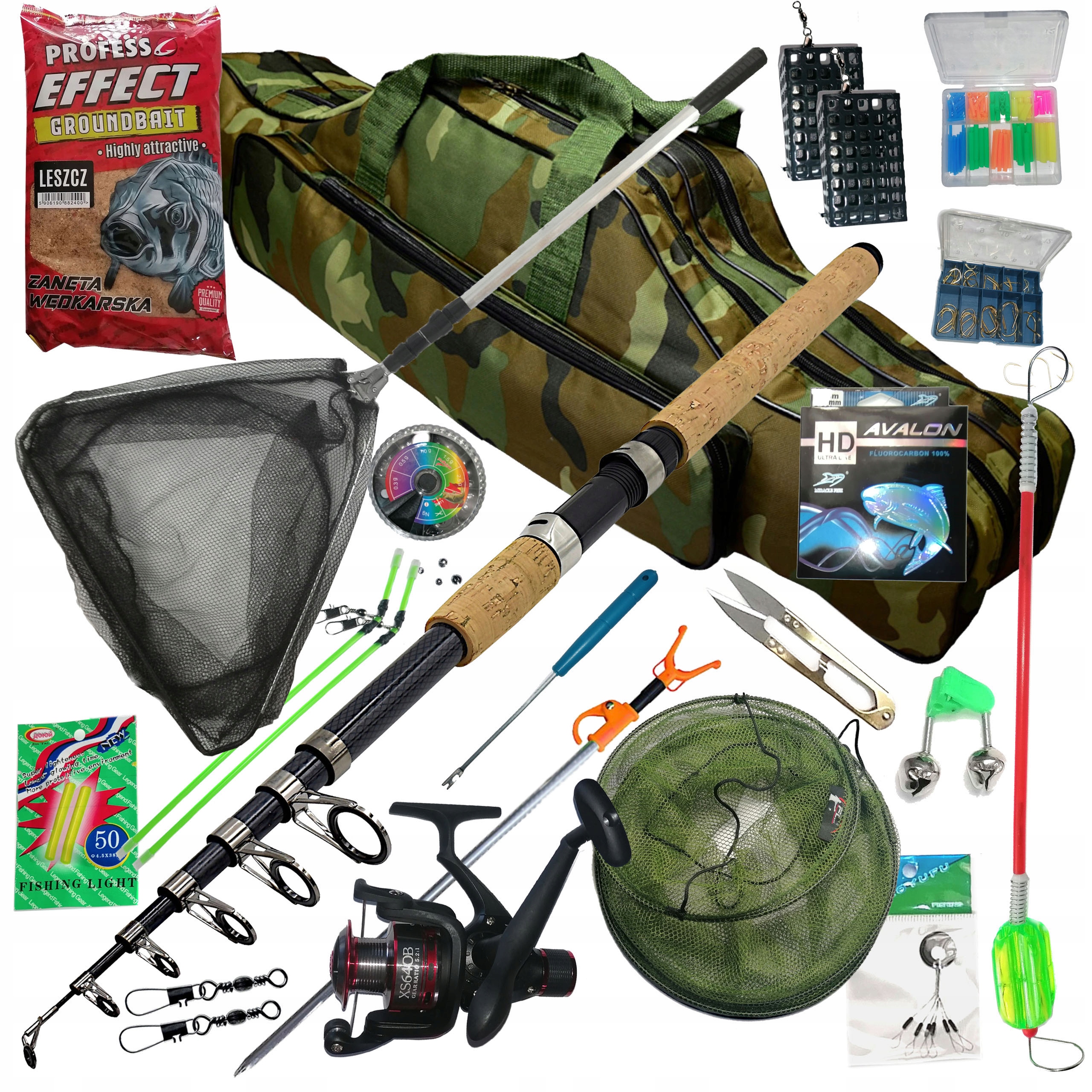 Rybářský set prut a naviják Cejn na položenou