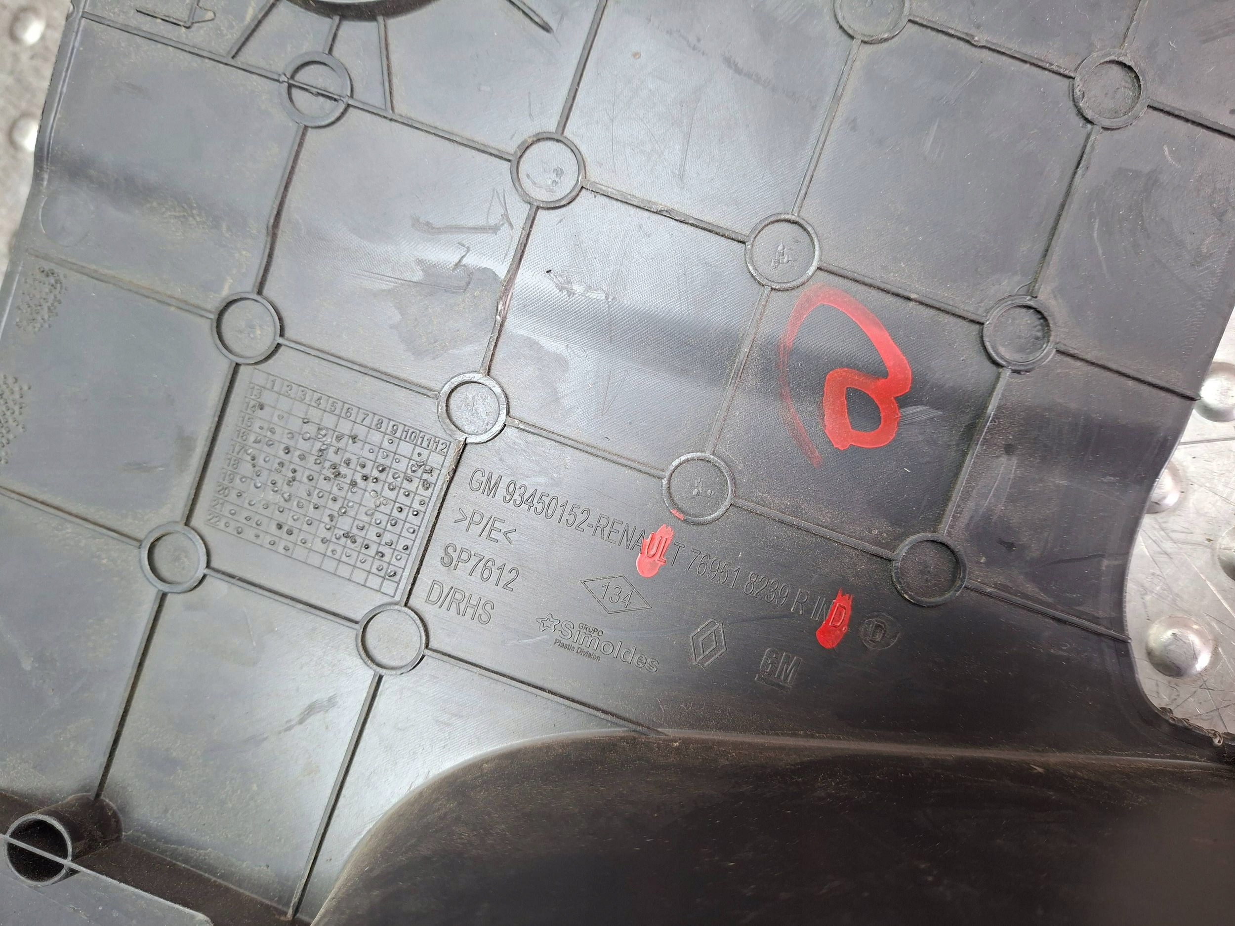 STOPIEN right front 769518239R RENAULT TRAFIC III VIVARO B 2014