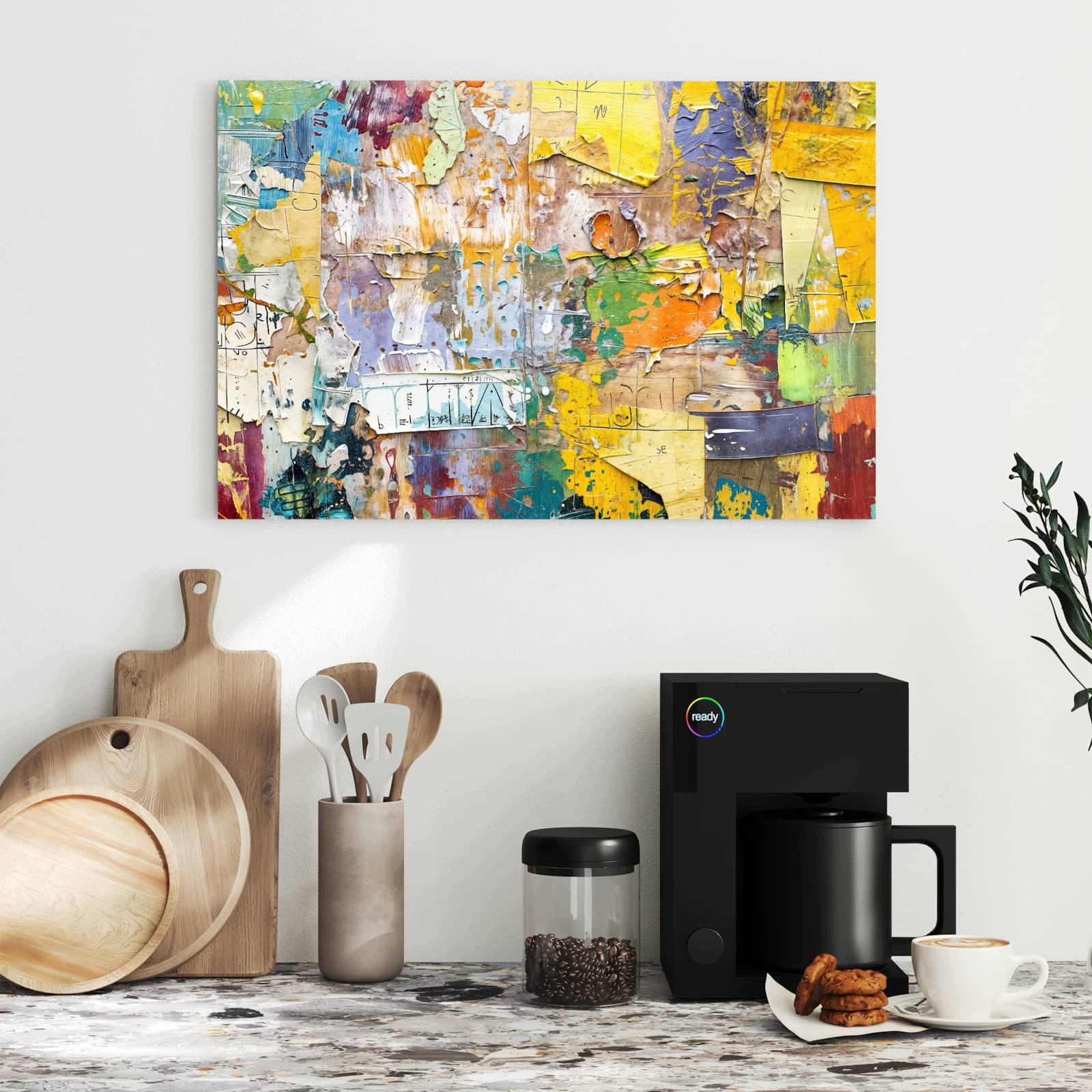 Magnetická tabule Abstraktní a Umění 60 × 40 cm
