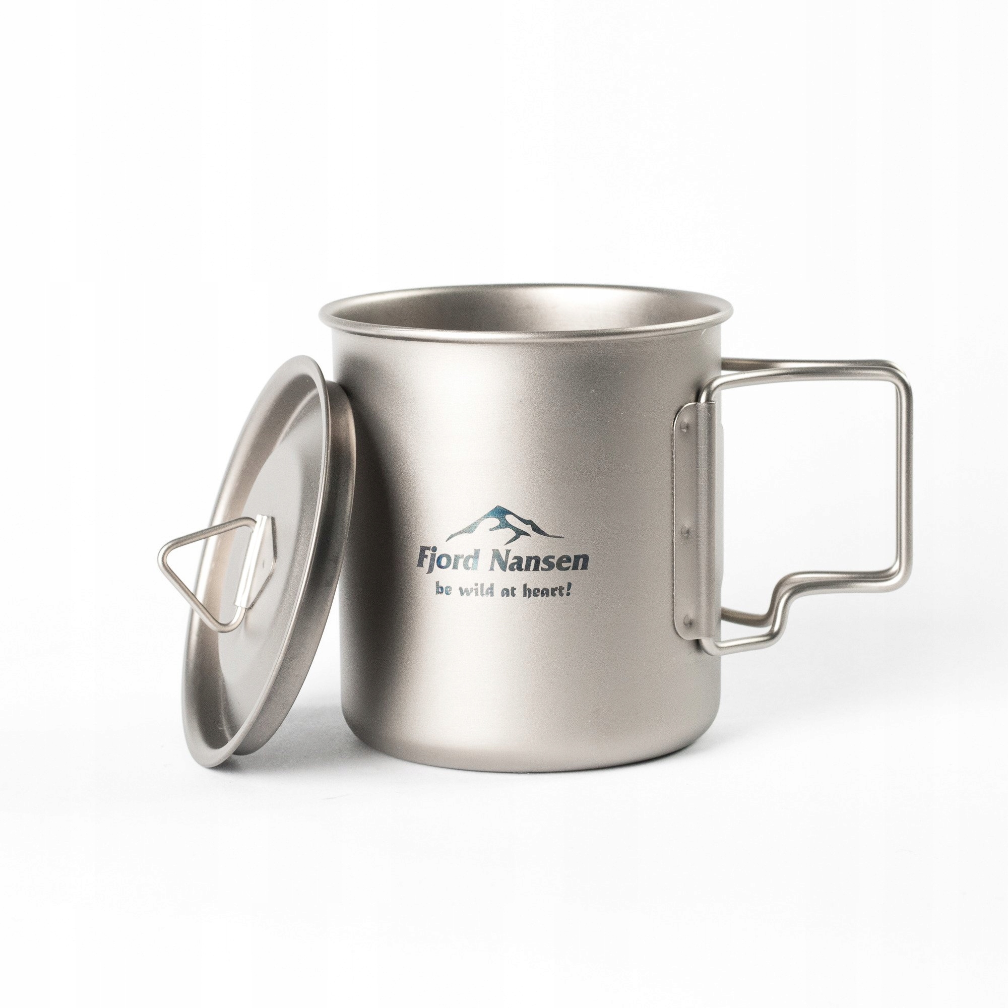 Kubek tytanowy z pokrywką turystyczny Fjord Nansen Jacon Cup Titanum 0,4L