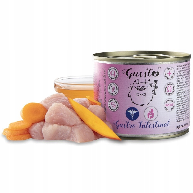 Gussto Vet Gastro Intestinal karma dla Kota 200g