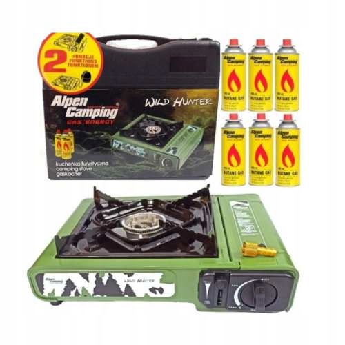 Plynový vařič Wild Hunter 6 kartuší