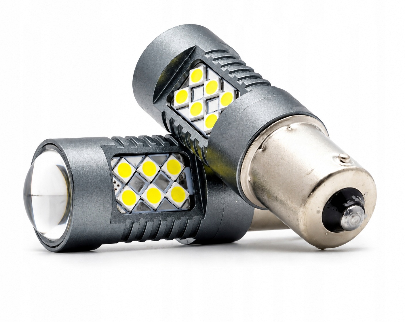 2x Żarówka Led P21W 24SMD 3030 6000K Canbus biała Einparts