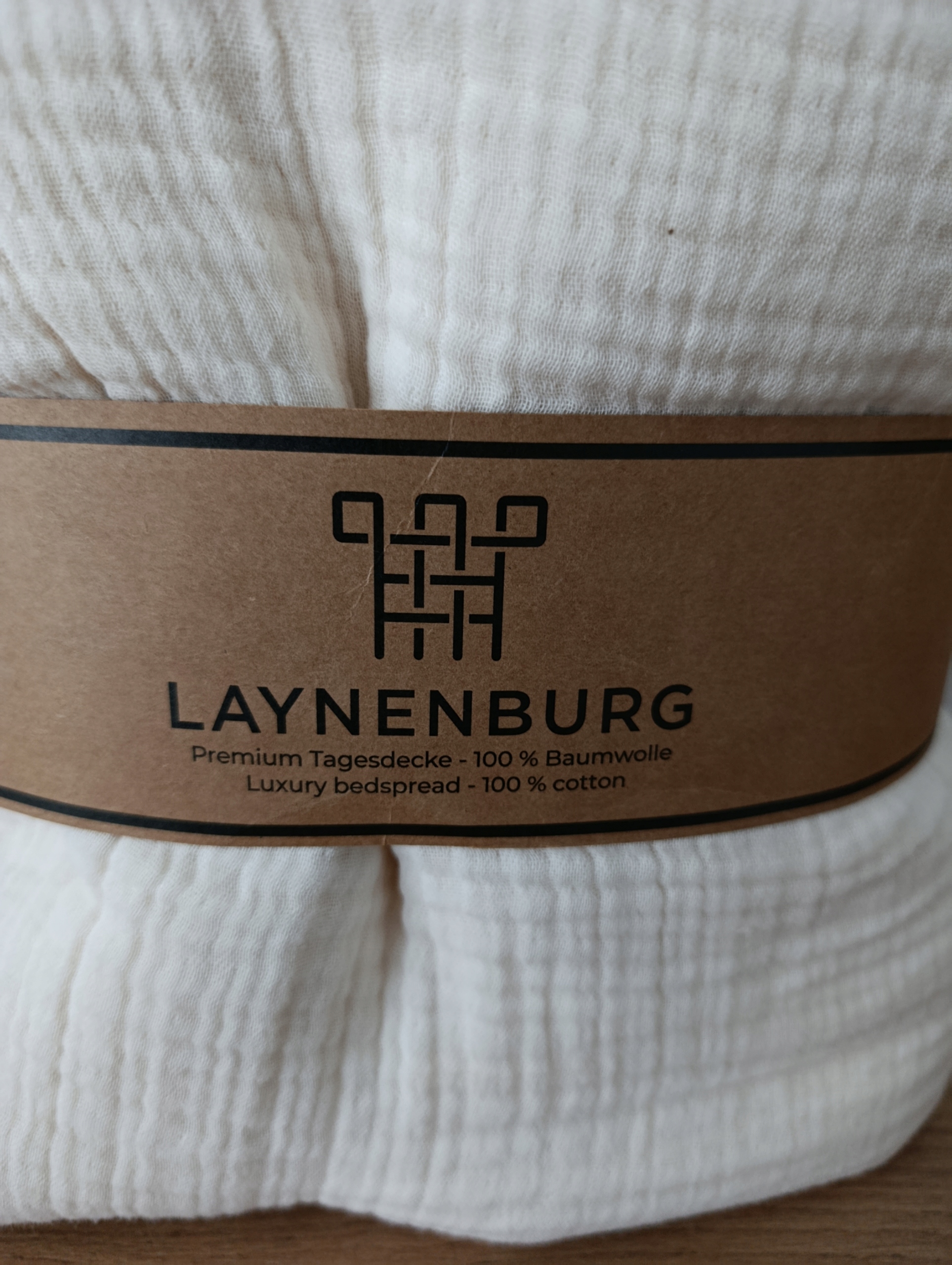 Laynenburg Přehoz na postel mušelínový 250 x 260 cm