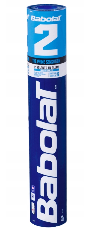 Míčky Perové Babolat 2 Rychlost 77 Badminton 12 ks Tuba