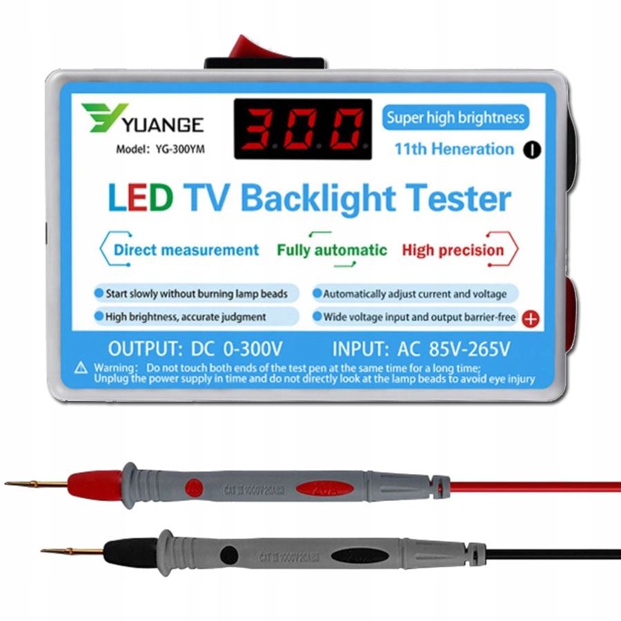 

Wielofunkcyjny tester diod Led 0-300Vdc