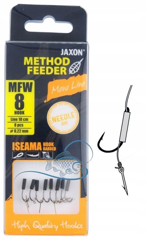 Haczyki Jaxon Method Feeder Mfw 8+PRZYP.0,22 5X8SZT