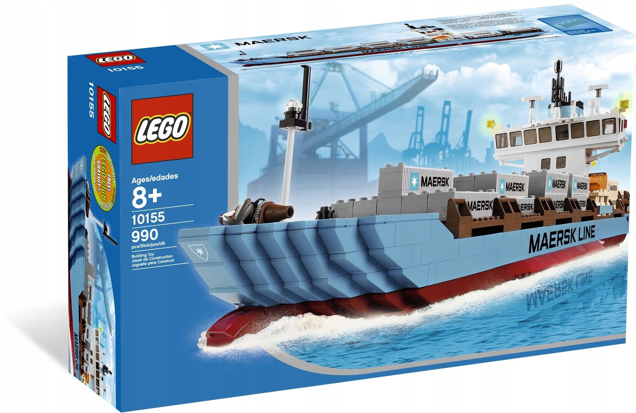 LEGO 10155 kontenerowca linii MAERSK